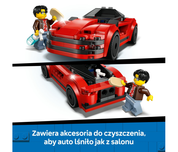 LEGO City 60448 Czerwony samochód sportowy - 1284112 - zdjęcie 6